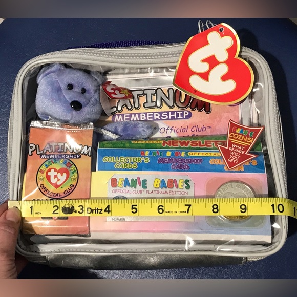 New,Rare, 1999 Beanie Babies Official Club Platinum Edition Collectible Case Kit - Picture 14 of 17